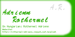 adrienn rothermel business card